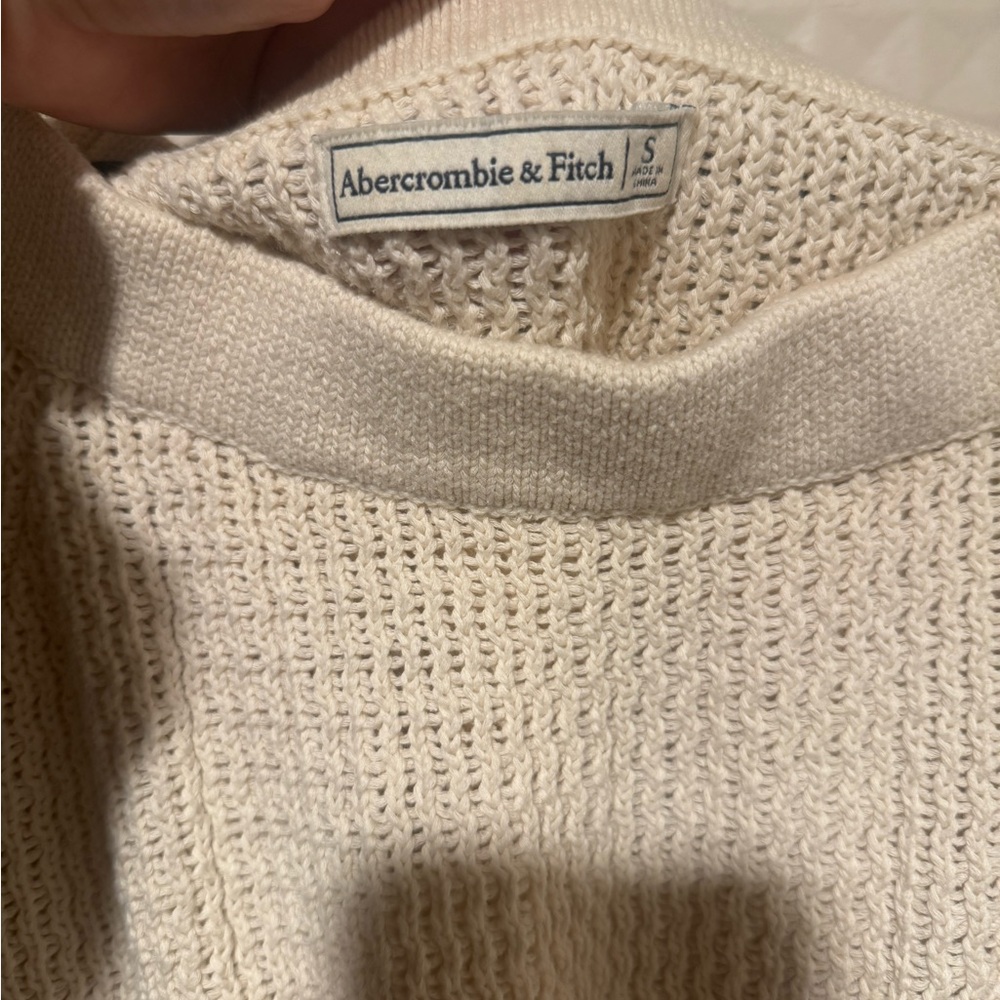 Abercrombie & Fitch Cream Sweater for Women